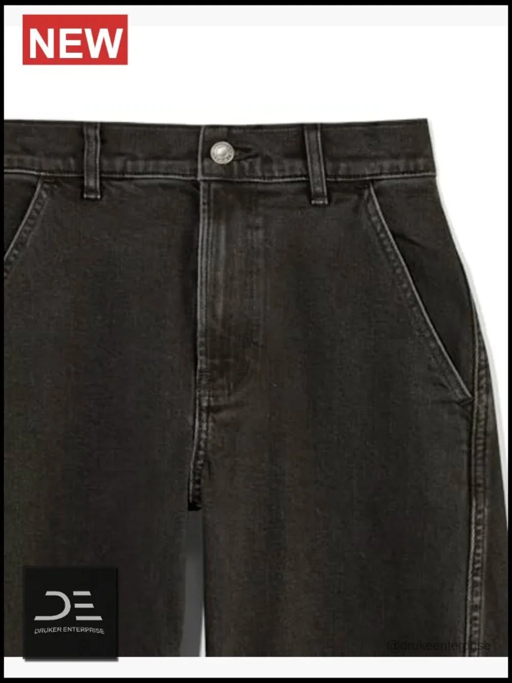 Ultra-flattering High-Rise Twist Curve Wide Leg Jeans